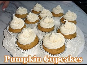 PUMPKIN CUPCAKES!! So EASY!! Fall favorites!!