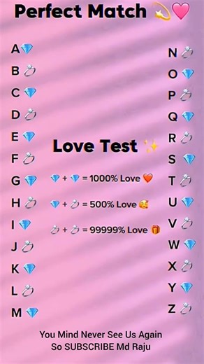 Perfect Match Name Initials 🫀💫