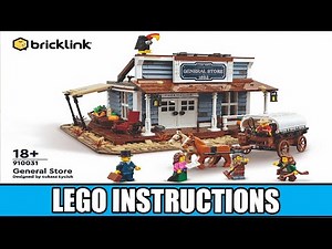 LEGO Instructions - Bricklink - 910031 - General Store - Designer Program Series 1