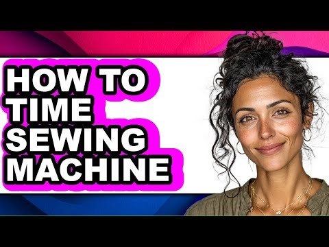 How to Time Sewing Machine - Step by Step