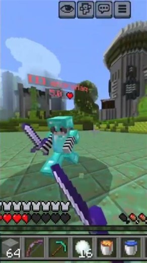 minecraft PvP you can challenge me also #minecraftpvp #minecraftshorts