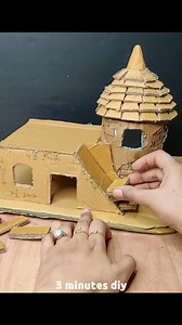 “Whimsical Mini House Using Plastic Jars & Cardboard – Magical DIY Idea!” Part 4 | 3 minutes diy