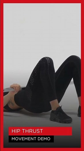 Hip Thrust Movement Demo | Barbell Hip Thrust #hipthrust