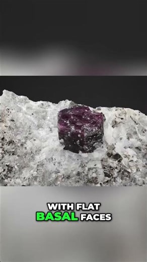 Unlock Ruby Secrets: The Hexagonal Crystal Structure EXPLAINED! #shorts