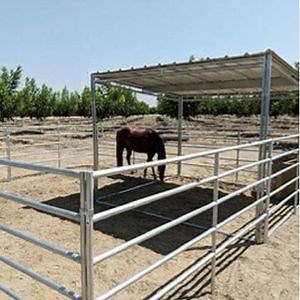 [Hot Item] Livestock Equipment Customized Farm Fence Ranch Panel Galvanized Portable Horse Corral
