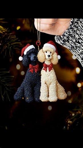 Poodle Christmas 🎄 Ornament ❤️ | About Poodle