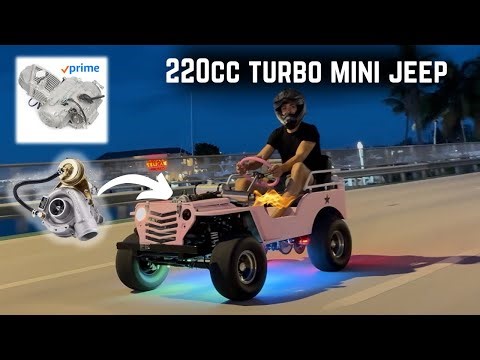 Worlds First 220cc Turbo Mini Jeep