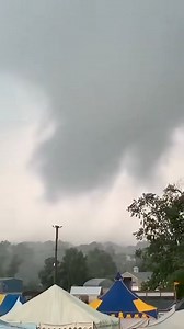 NEW VIDEO: Tornado earlier moving through the Harwinton, CT Fairgrounds. 📸 Spencer Luthy | Jack Drake - Western CT Weather