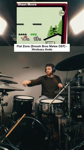 Flat Zone (Smash Bros Melee OST) - Hirokazu Ando #drums #smashbros #drums