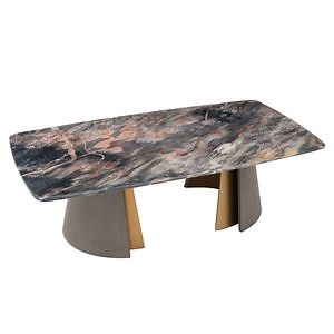 [Hot Item] Hotel Marble Modern Wood Hot Sale Dining Room Dining Table