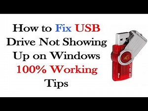 Fix USB Pen Drive Not Working: Reset and Repair Tutorial 100% Working