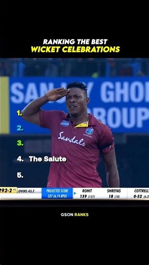 Top 5 Wicket Celebrations in Cricket 🏏🔥 #shorts