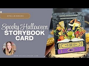 Create a Spooky STORYBOOK Halloween Scene Card!