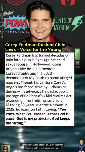 Corey Feldman Pushed Child Laws – Voice for the Young