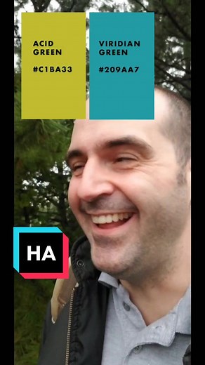 when is a green not a green? #colortheory #tiktokartschool #hexcodes