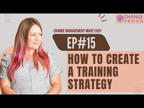 Ep#15 - How to create a Training Strategy | Change Management Made Easy