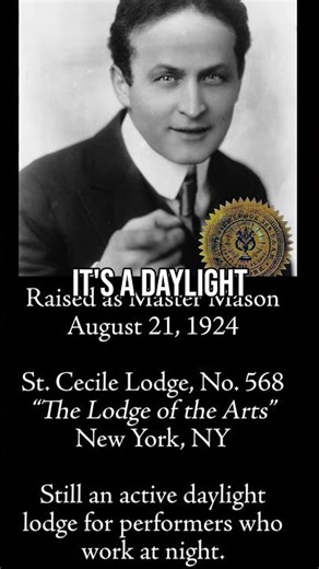 Did Houdini Really Join the Freemasons?