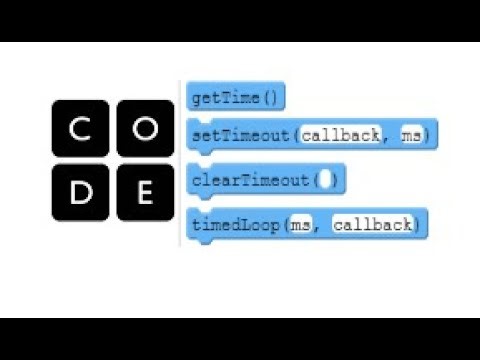 How do use the clearTimeOut block in code.org
