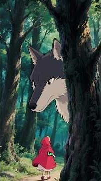 "Little Red Riding Hood 🐺 | Classic Fairy Tale Animation for Kids" #shorts