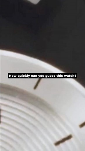 Do You Know This Luxury Watch? Guess Fast!
