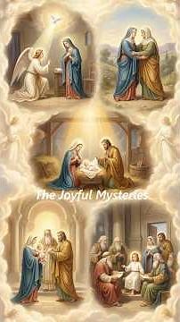 JOYFUL MYSTERIES GREGORIAN CHANT #jesus #prayer #joyfulmysteries #praying #gregorianchant #rosary