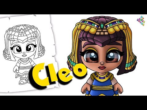 Super Monsters: How to draw Cleo | Easy