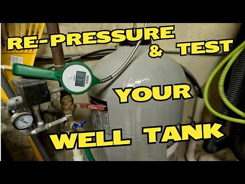 How To Test & Repressurize Your Well Water Pressure Tank | Don't Let Your Pump Short-Cycle