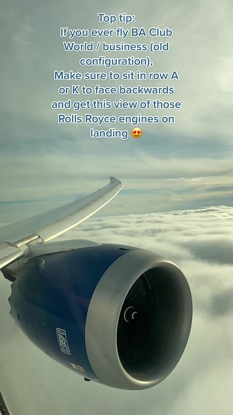 That 787-9 wing flex though 😍 #landing #heathrow #lhr #787 #dreamliner #aviation #britishairways #ba #aviationlovers #flyingtips #toptips #fyp #avgeek #rollsroyce #buisnessclass #clubworld