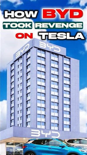 How BYD took revenge on Elon Musk #shortsindia #shorts