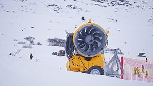 Snow Cannon Artificial Snowmaking Machine Skiing Stock Footage Video (100% Royalty-free) 3710829435 | Shutterstock