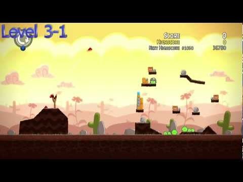 Angry Birds Trilogy - Classic Episode 1: Level's 3-1 through 3-21 & You are Elvis Achievement Guide