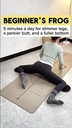 Minutes to DREAM LEGS & BOOTY | Beginner Frog Pose Challenge #legday #legexercise #booty #tcm
