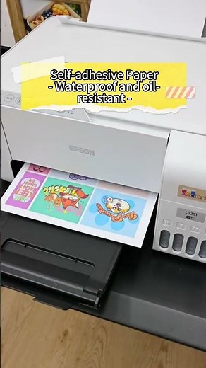 Self adhesive Paper | Waterproof and oil resistant | Sticker Paper | Adhesive Photo Paper#adhesive