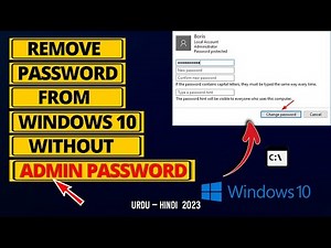 How to change admin password in windows 7 8 10 11 | #windows10