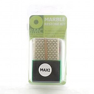 Marble Restore Maxi kit to Renew The polishing of Natural Stone Ruined by Etch Marks Scratches or limescale, to Polish Dull Marble - Increased by 100 gr of Powder polishing More