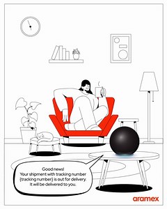 Track your shipments with ease. With Aramex, get your shipments delivered from the world to your door. Isn’t that right, Alexa? | Aramex