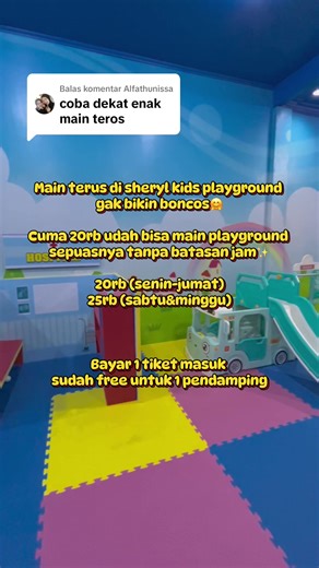 Membalas @Alfathunissa weekend mainnya ke sheryl kids playground yuk mom🤗 Buka setiap hari Jam 9.00-21.00 WIB Alamat : Jalan Parit H. Husin 2, Komplek Alex Griya Permai 3, Ruko E1 #playground #pontianak #kidsplayground