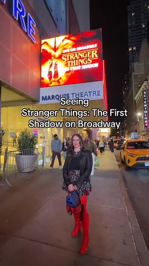 1.2K views · 27 reactions | Celebrated #StrangerThingsDay in the most epic way by seeing Stranger Things: The First Shadow on Broadway  The show was INSANE! The cast literally went into the audience, the effects were unreal, and the whole experience felt like stepping straight into Hawkins. Now I’m officially ready for the final season  Bag from @loungefly  #StrangerThings #TheFirstShadow #Broadway #StrangerThingsBroadway | Whatpaigeisit | Facebook