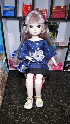 Diy Doll Dress Tutorial💖#diy#handmade#shortsvideo#shorts