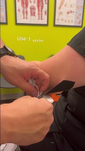 Kinesiology Tape for Tennis Elbow