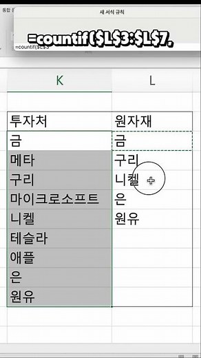Excel COUNTIF Function: Displaying Different Values ​​in Different Colors with Conditional Format...