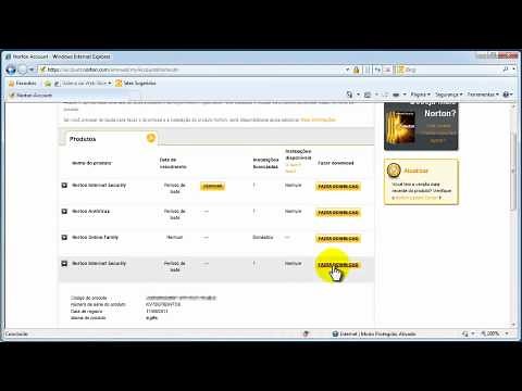 Download, instalação e ativação do Norton