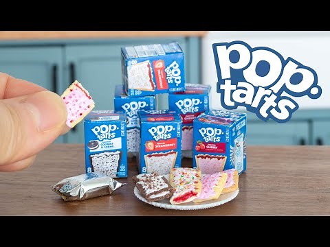 [DIY] Pop-tarts | Miniature Fake Food | Mini Sweets