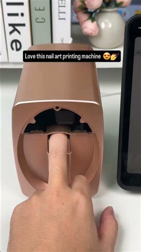 This Machine Makes Perfect Nails Every Time ✨ #naildesign #nailtech