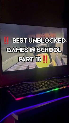 ‼️ BEST UNBLOCKED GAMES IN SCHOOL PART 16‼️