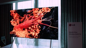 1.3K views · 50 reactions | LG’s 2023 TV lineup includes better, brighter G3 and C3 OLEDs plus the Signature OLED M: it’s a 97-inch 4K TV that receives audio and video from a Zero Connect box that can be positioned up to 30 feet away from the screen. | The Verge | Facebook