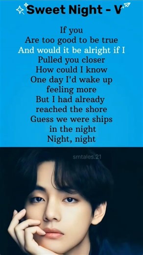 sweet night song lyrics from bts v 💜♥️💜💜💜♥️♥️♥️💜💜♥️💜💜♥️♥️