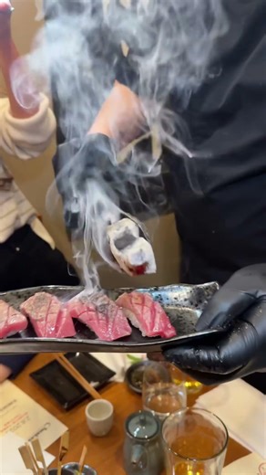 Have you tried charcoal seared O-Toro Sushi!
