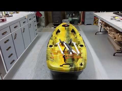 Pelican Catch 100 and DIY dismountable PVC kayak cart