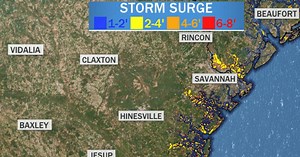 Millions threatened by Hurricane Dorian as storm moves up coast